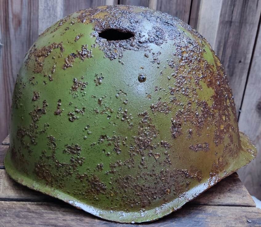 Soviet helmet SSh39 / from Smolensk