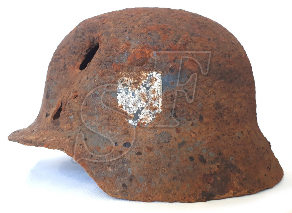 German helmet М40 from Königsberg