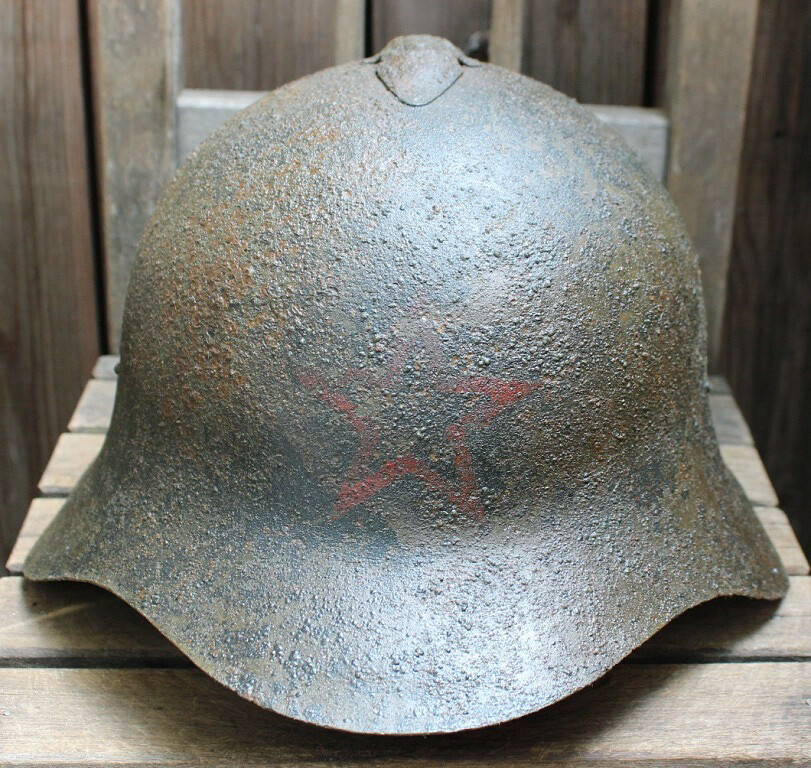 Soviet helmet SSh36 / from Smolensk