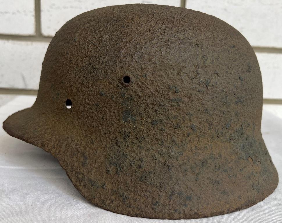 German helmet M40 / from Stalingrad
