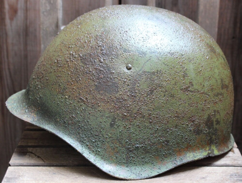 Soviet helmet SSh39 / from Smolensk