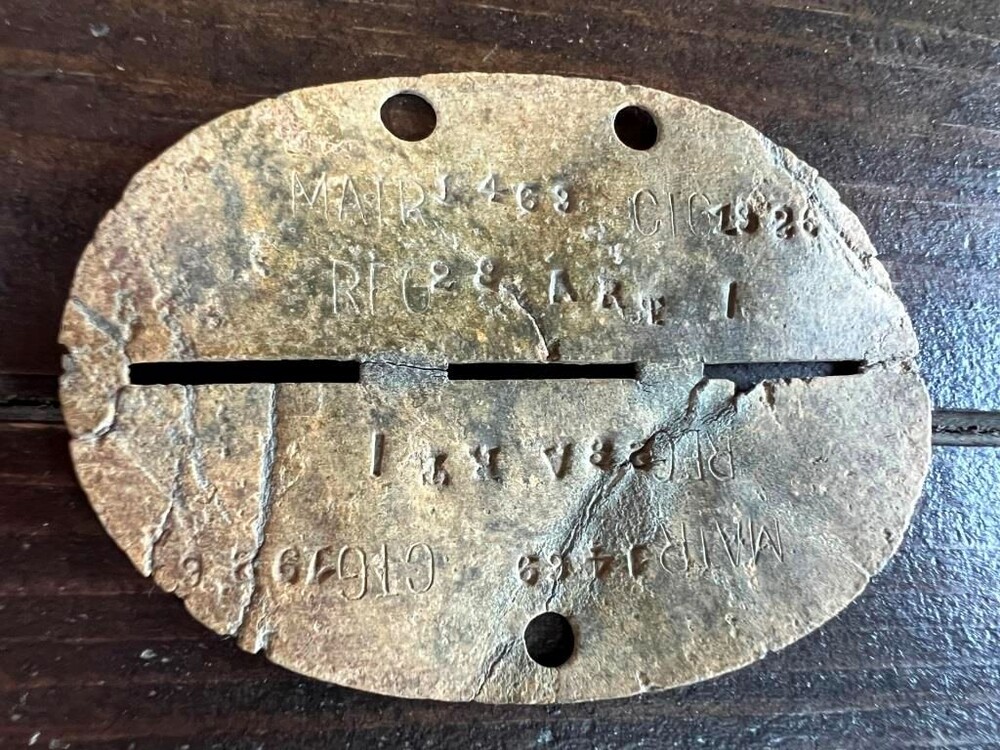 Romanian dogtag / from Stalingrad