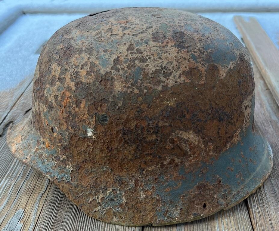 German helmet M35 / from Stalingrad