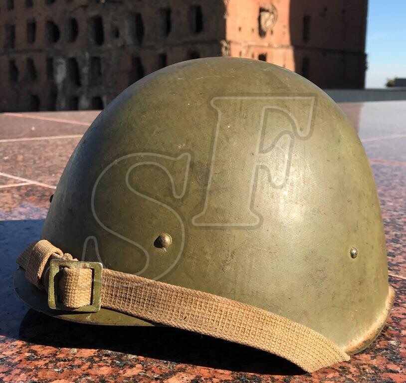 Soviet helmet SSh-40 from Stalingrad