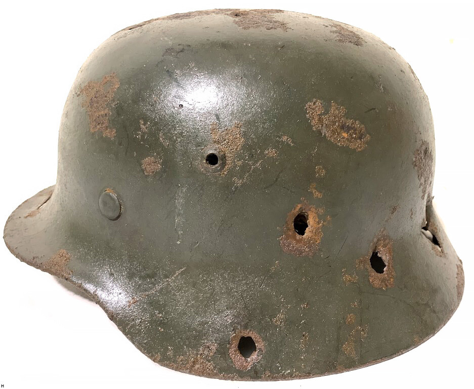 German helmet M35 / from Stalingrad