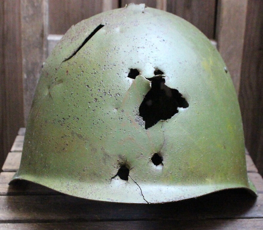 Soviet helmet SSh39 / from Karelia