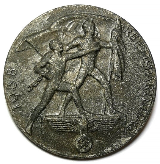 1938 Reichsparteitag badge / from Königsberg