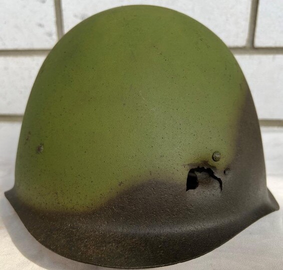 Soviet helmet SSh40 / from Karelia
