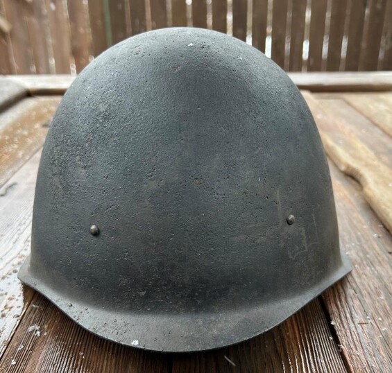 Soviet helmet SSh40 / from Stalingrad