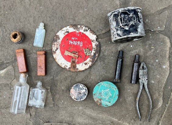 WW2 items from bunker / from Stalingrad
