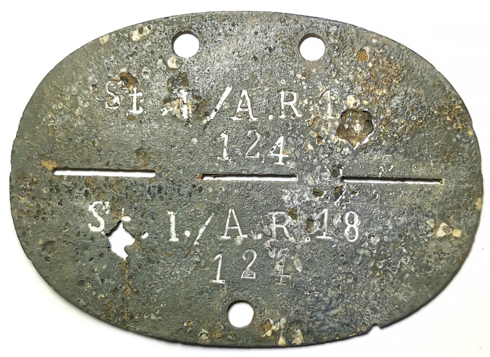 German Dogtag St.I./A.R.18 / from Konigsberg