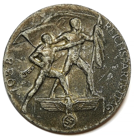 1938 Reichsparteitag badge / from Königsberg