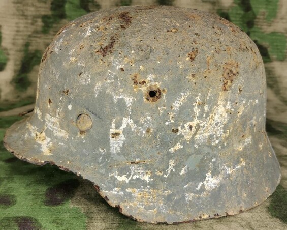 German helmet M35 / from Stalingrad
