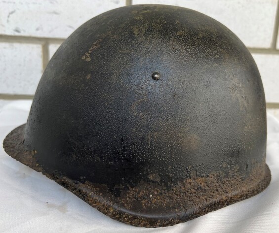 Soviet helmet SSh39 / from Smolensk