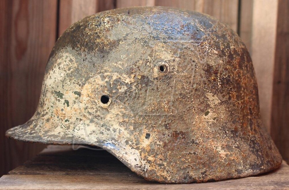 German helmet M35 from Pskov region