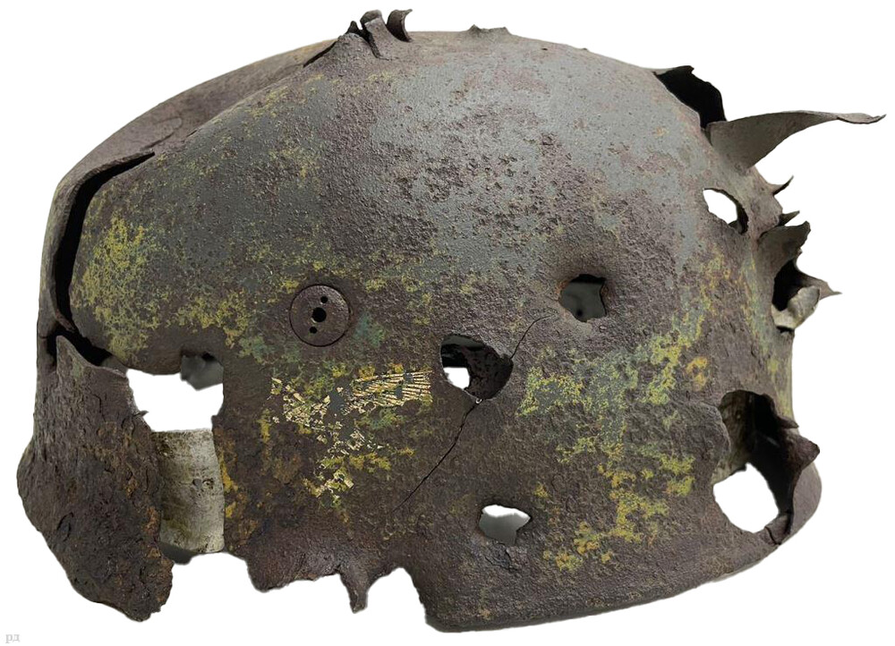 Paratrooper helmet M38 / from Leningrad