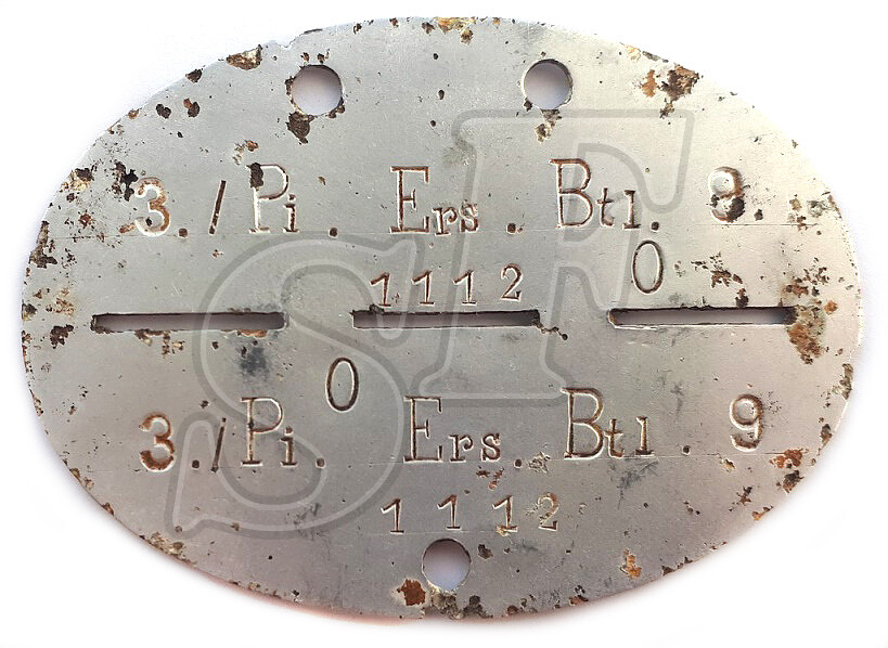 Dogtag 3./Pi.Ers.Btl.9