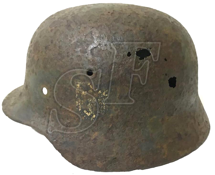 German helmet М40 / from Kalmykia