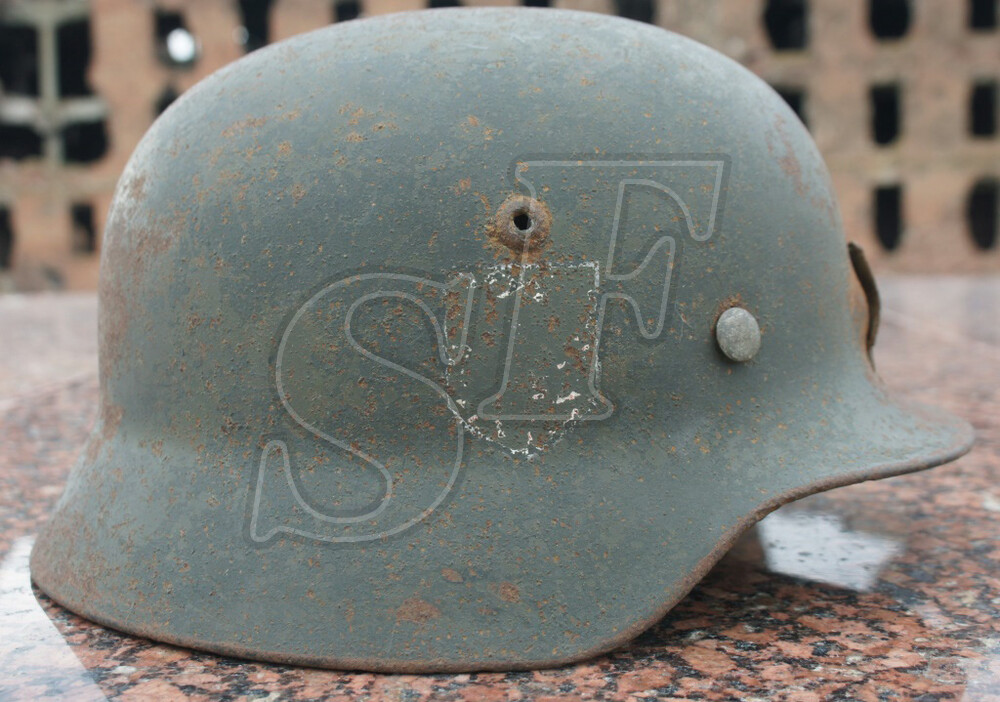 German helmet M35 from Stalingrad