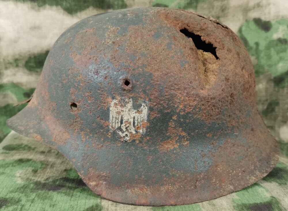Wehrmacht helmet M42 / from Kaluga