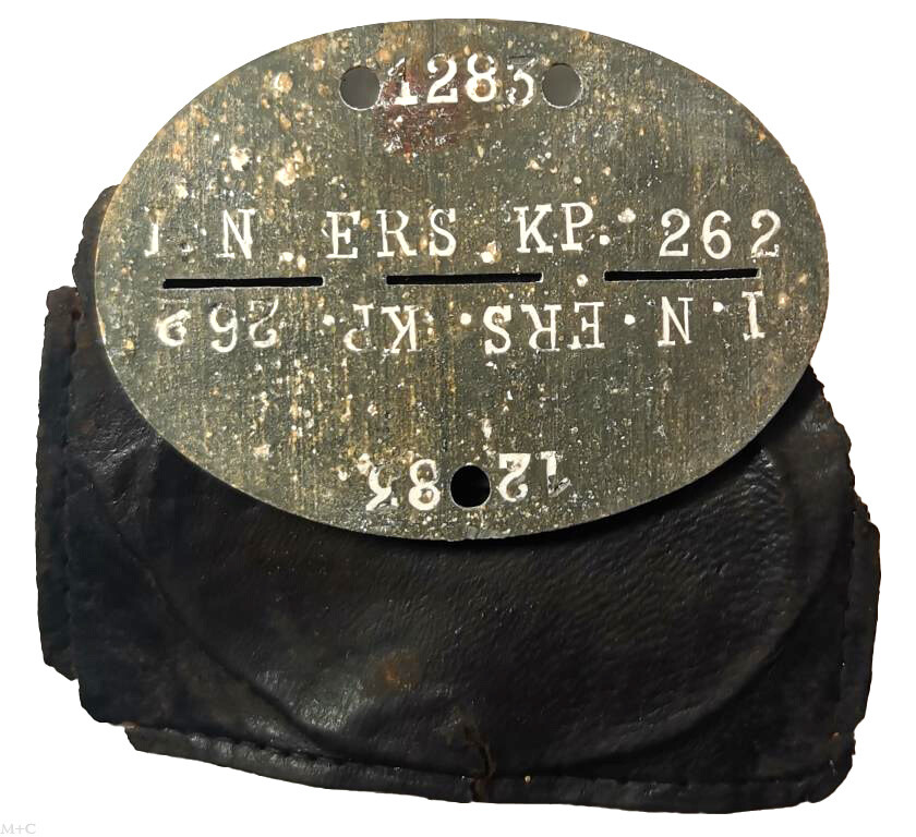 German dogtag I.N.ERS.KP 262 / from Stalingrad
