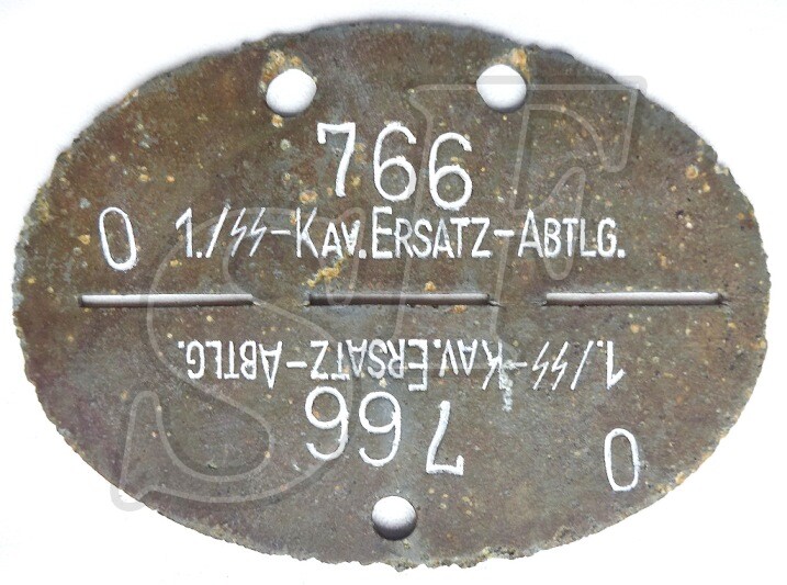 Dog tag 1.ss-kav.Ersatz-Abtlg