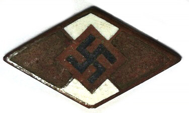 Hitler Jugend membership badge / from Koenigsberg