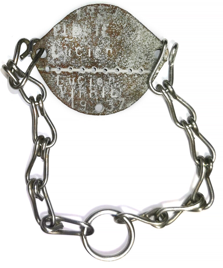 French dogtag / from Moscow