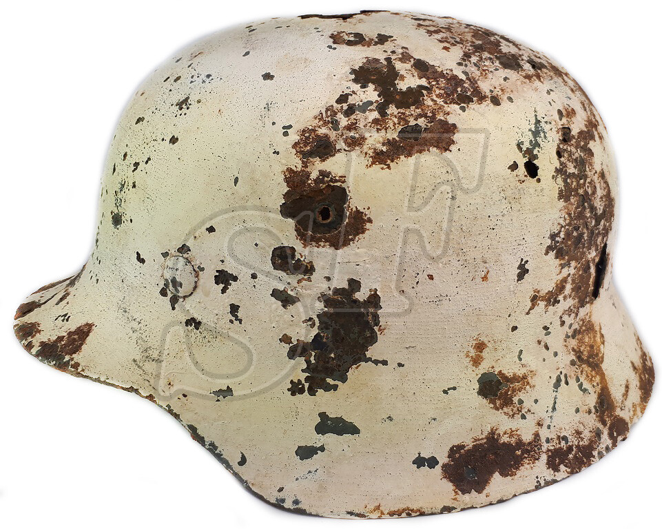 Winter camo helmet М35 / from Stalingrad