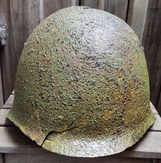 Soviet helmet SSh39 / from Smolensk