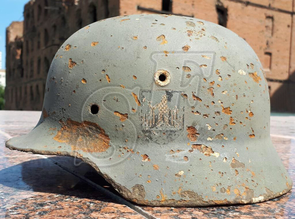 German helmet М40 from Leningrad