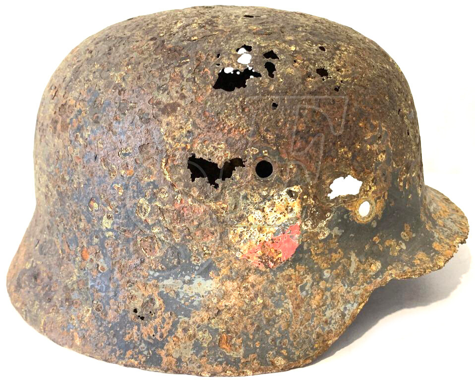 German helmet M35 / from Stalingrad