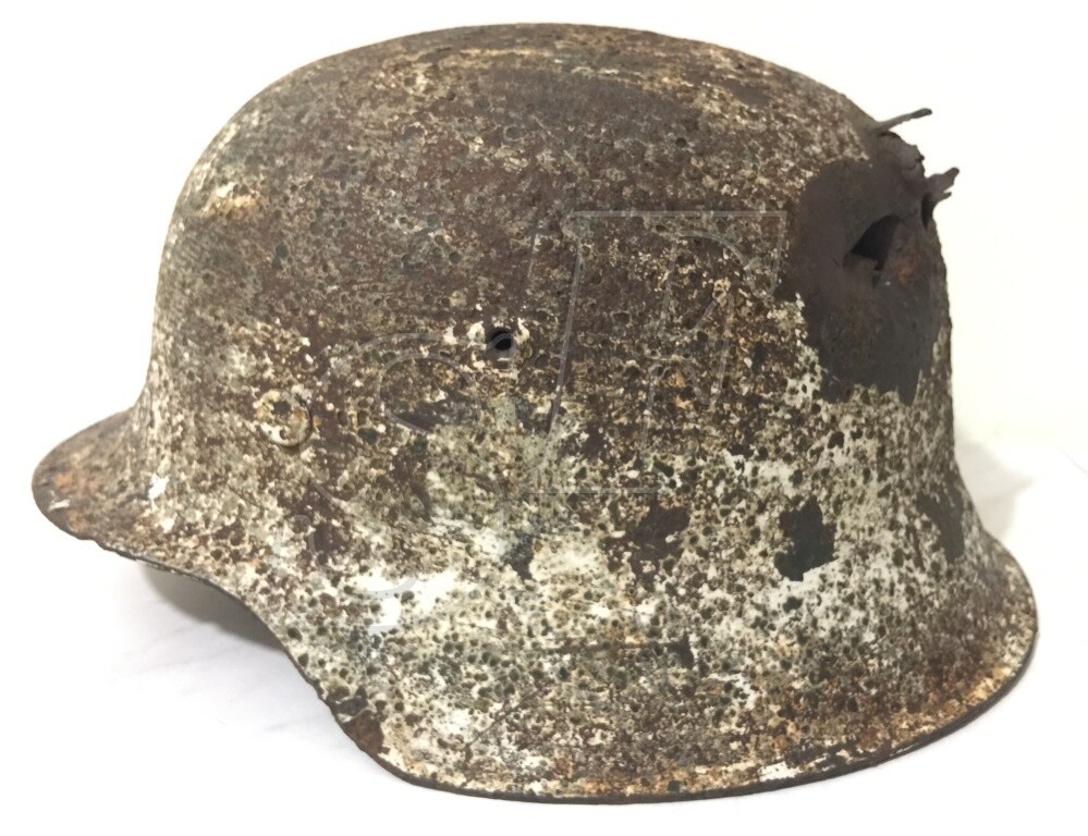 German helmet M42 from village Orlovka