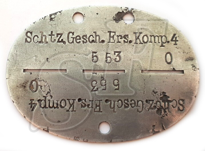 Dog tag Schtz.Gesch.Ers.Lomp.4