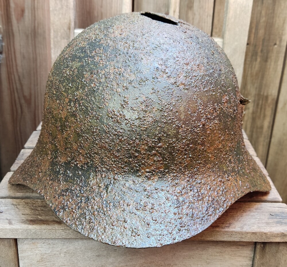 Soviet helmet SSh36 / from Novgorod