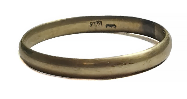 German gold wedding ring / from Belgorod