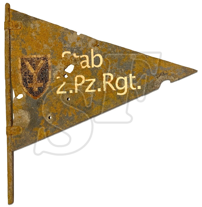Road signpost of 16th Panzer Division (Wehrmacht) / from Stalingrad