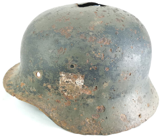 German helmet M40 / from Stalingrad