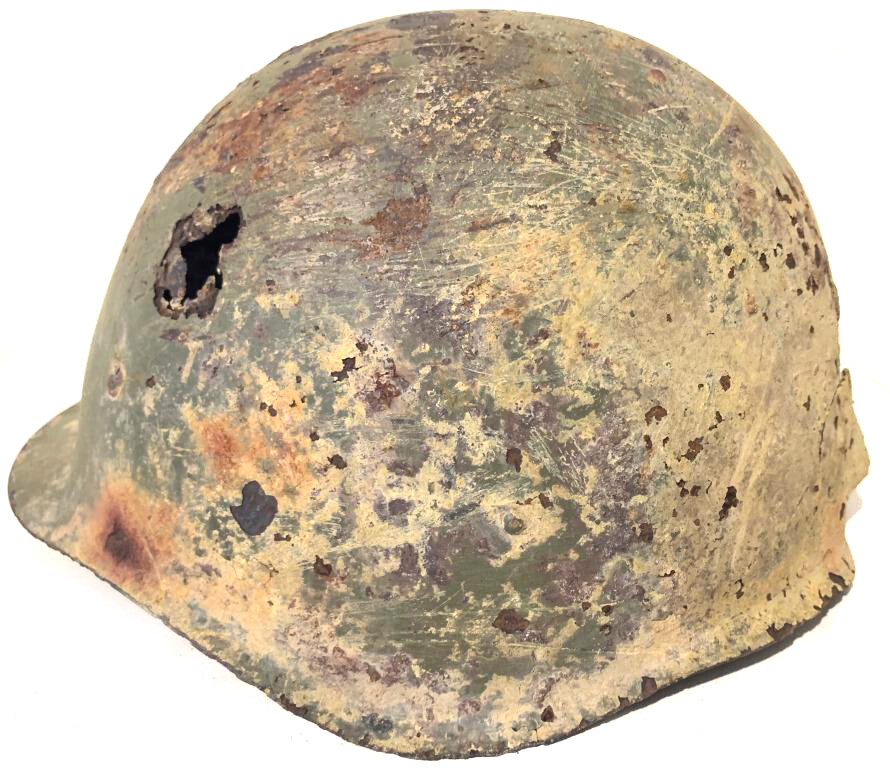 Soviet helmet SSh40 / from Demyansk