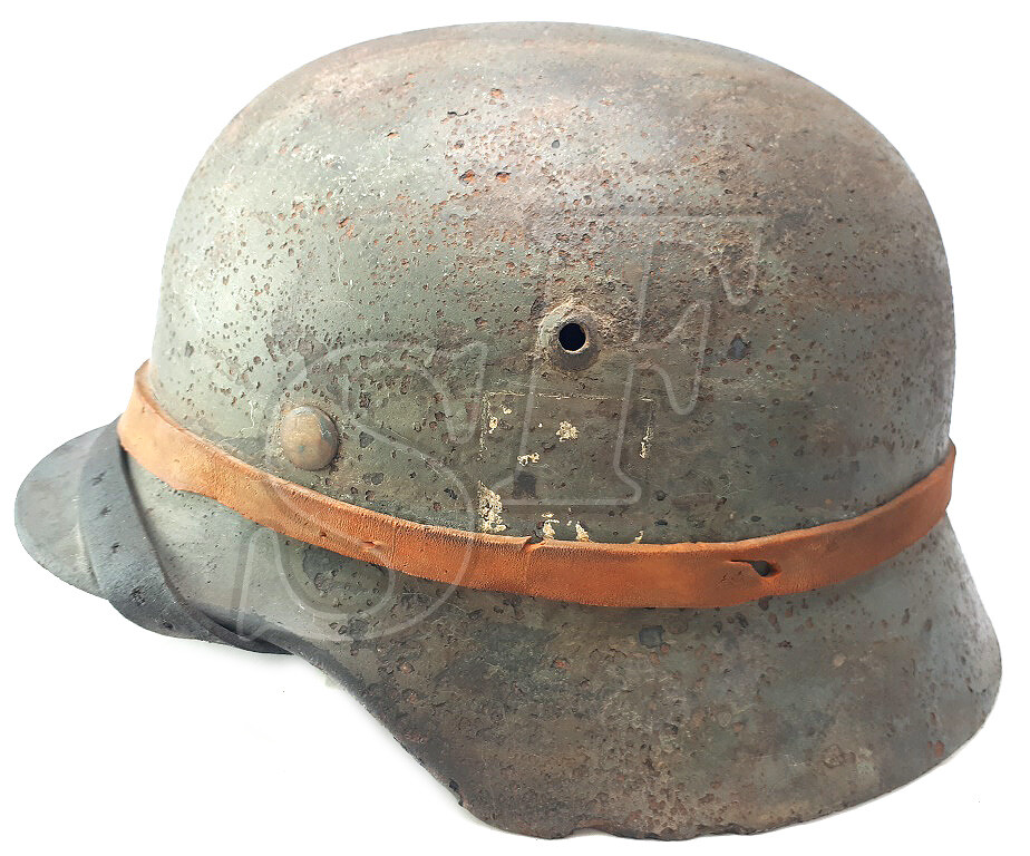 German helmet M40 / from Stalingrad