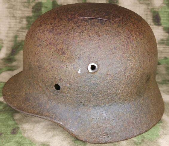 German helmet M40 / from Rostov