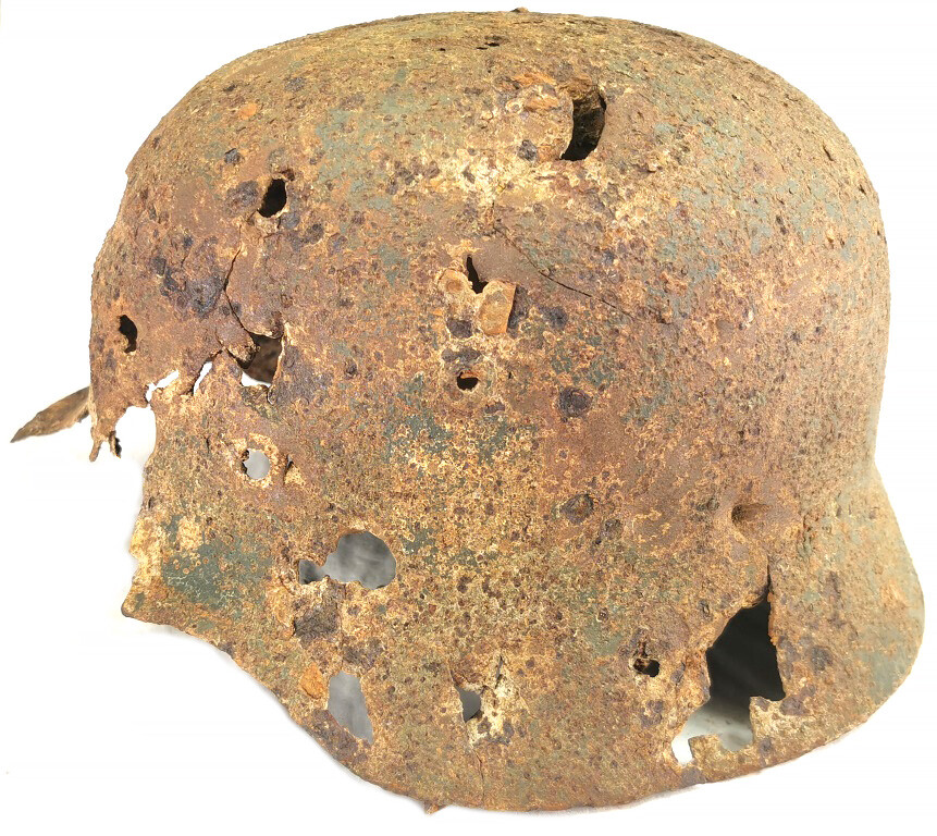 German helmet M35 / from Stalingrad