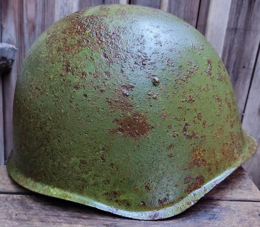 Soviet helmet SSh39 / from Smolensk