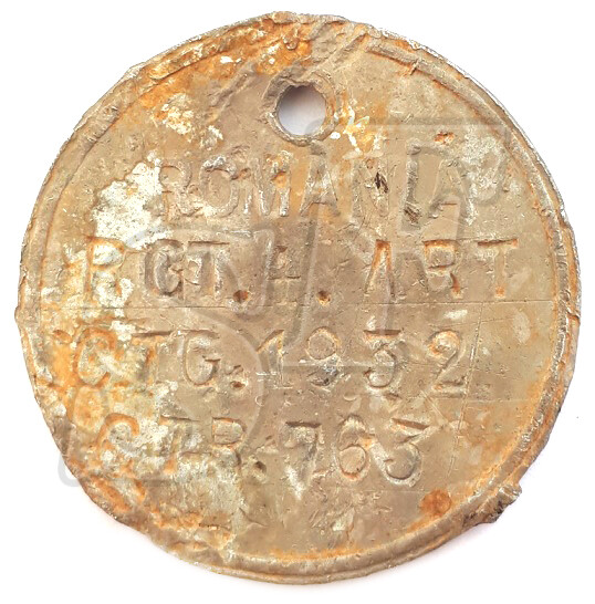 Romanian Dogtag / from Sevastopol