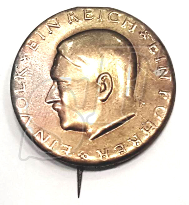 Hitler Head Election Lapel Pin