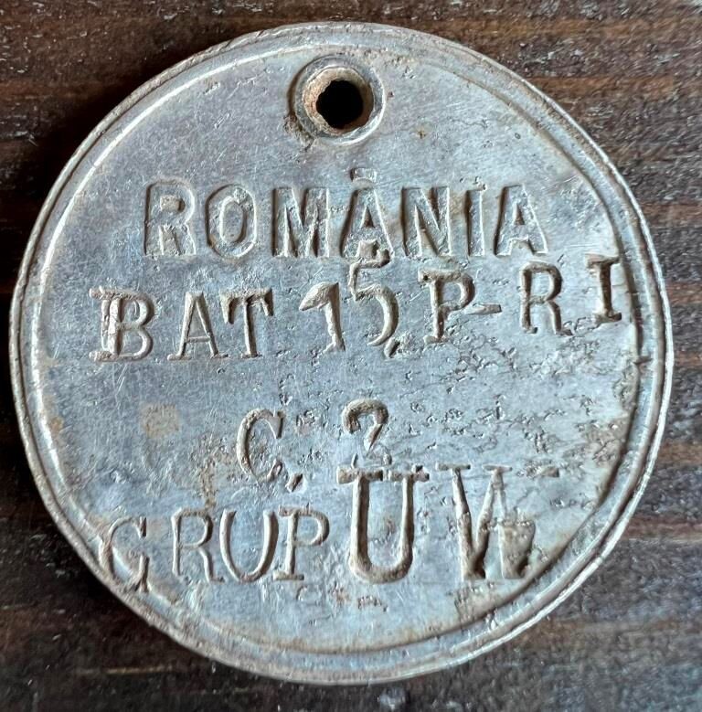 Romanian dogtag / from Stalingrad