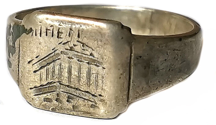 German silver ring / from Konigsberg
