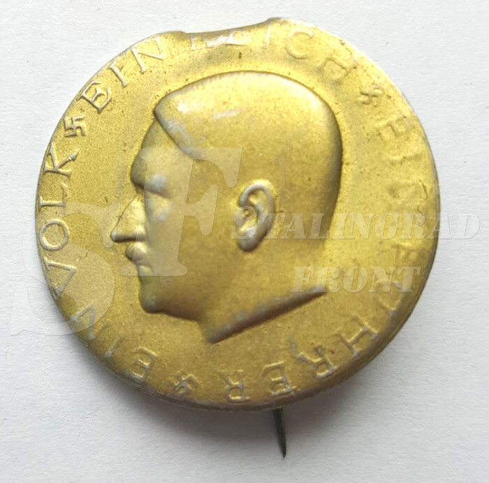 Hitler Head Election Lapel Pin