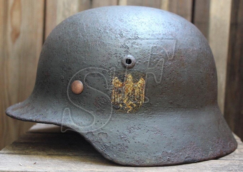 German helmet М35 from Stalingrad