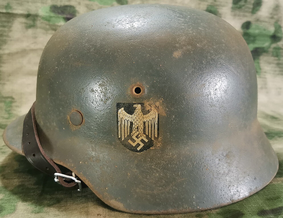 Restored German helmet M40, Wehrmacht